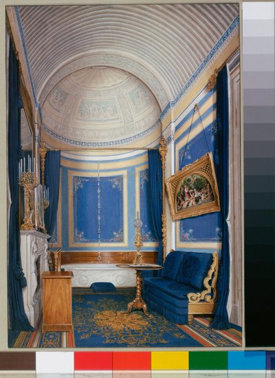 The Bathroom of Empress Maria Alexandrovna by Eduard Hau