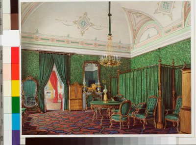 The Third Reserved Apartment - A Bedroom by Eduard Hau