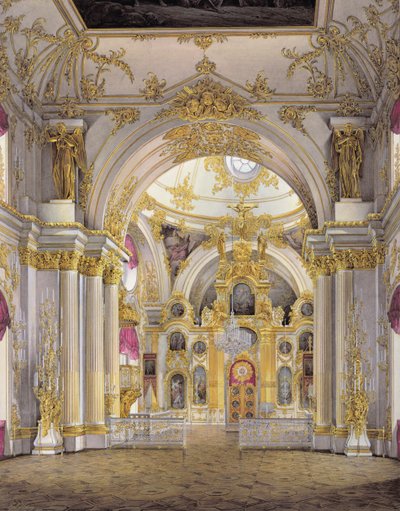 The Great Church, Winter Palace by Eduard Hau