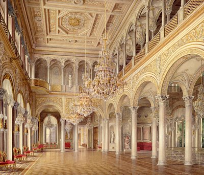 The Pavilion Hall, The Small Hermitage, 1864 by Eduard Hau