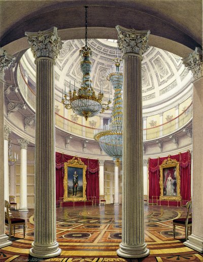The Rotunda, Winter Palace, 1862 by Eduard Hau