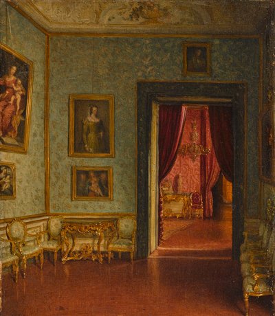 Palazzo Colonna. View to the Sala del Trono by Eduard Heuss