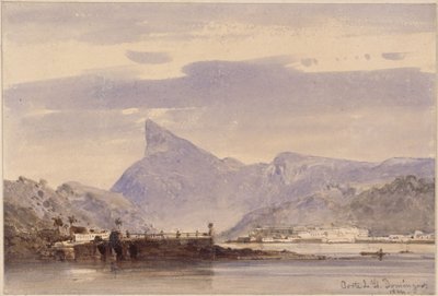 View of the Harbor of St. Domingos by Eduard Hildebrandt