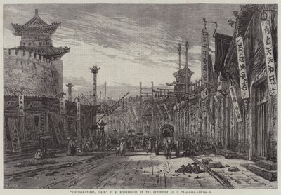 Circular-Street, Pekin by Eduard Hildebrandt