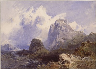 La Gavea near Rio de Janeiro by Eduard Hildebrandt