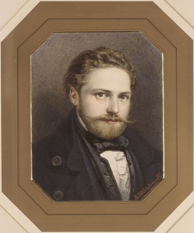 Self-Portrait by Eduard Hildebrandt