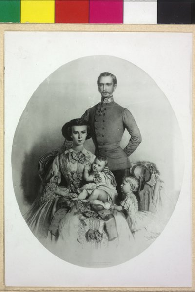 Emperor of Austria with family Franz Joseph I by Eduard Kaiser