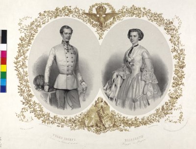 Emperor Franz Joseph I of Austria and Elisabeth, Duchess in Bavaria by Eduard Kaiser