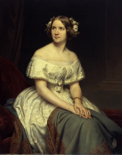 Portrait of the Singer Jenny Lind by Eduard Magnus