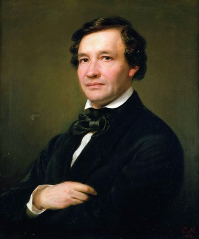 Portrait of the Pianist and Composer Wilhelm Taubert by Eduard Magnus