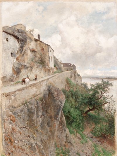 Dürnstein - On the Way to the Castle by Eduard Peithner von Lichtenfels