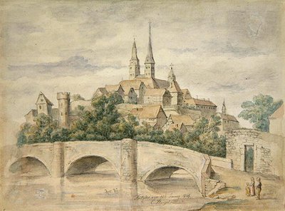 View of Fritzlar by Eduard Stiegel