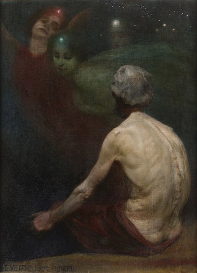 The Dwarf Alberich and the Rhinemaidens (The Rhine Gold) by Eduard Veith