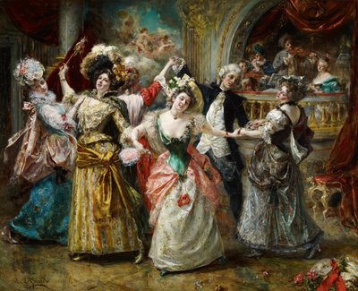 The Beau at the Soiree by Eduardo Leon Garrido