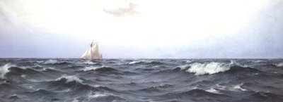 Valkyrie II Crossing the Atlantic by Eduardo de Martino