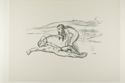 Alpha and Omega by Edvard Munch
