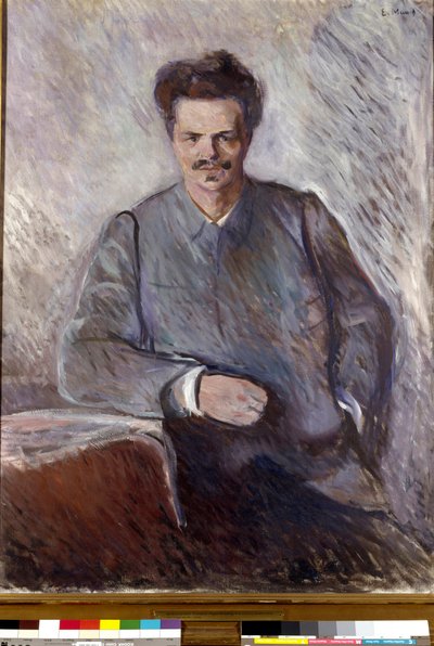 Portrait of August Strindberg by Edvard Munch
