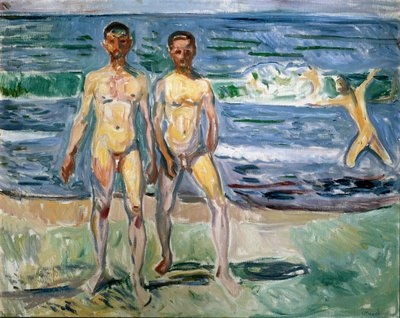 Bathers by Edvard Munch