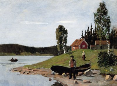Coast Landscape by Edvard Munch