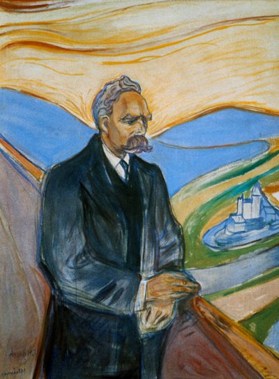 Friedrich Nietzsche by Edvard Munch