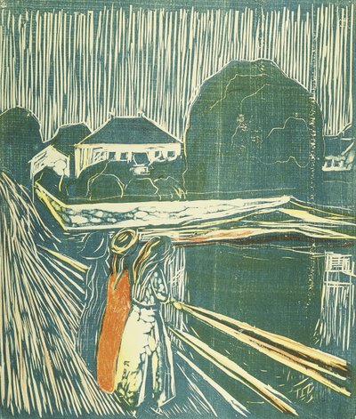 Girls on the Bridge by Edvard Munch