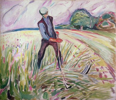 Haymaking by Edvard Munch