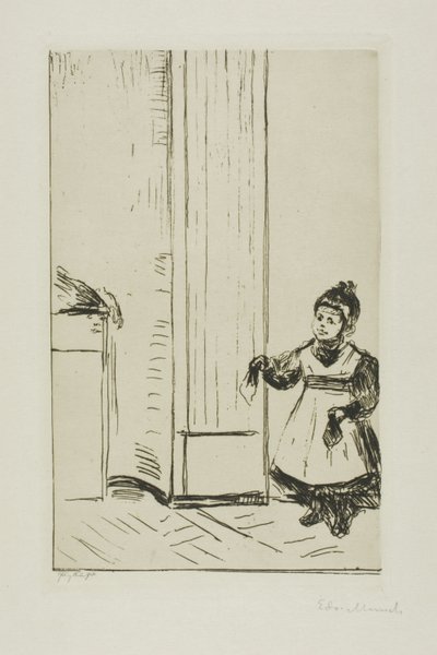 Interior with a Child by Edvard Munch