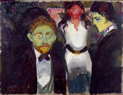 Jealousy by Edvard Munch