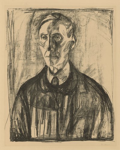 Kristian Schreiner by Edvard Munch