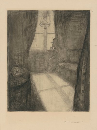 Moonlight. Night in Saint-Cloud by Edvard Munch