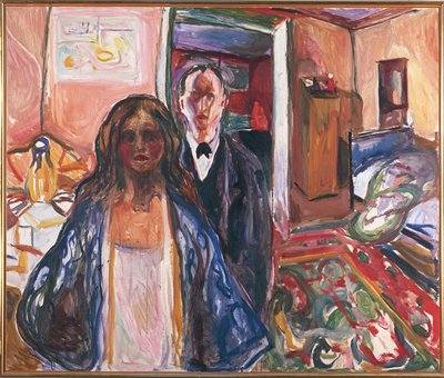 Norway, Oslo, The Artist and the Model by Edvard Munch