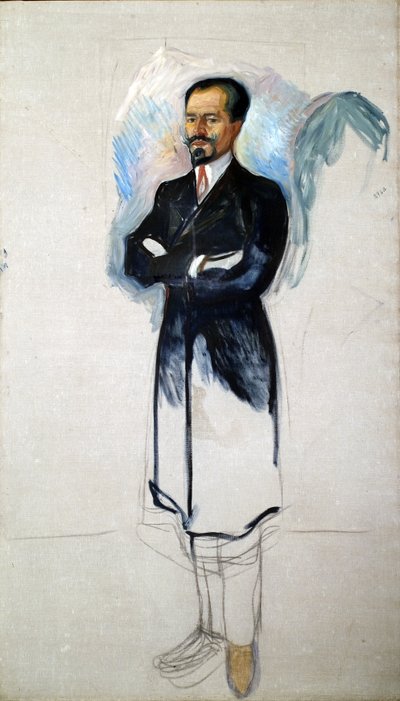Portrait of Ernest Thiel by Edvard Munch