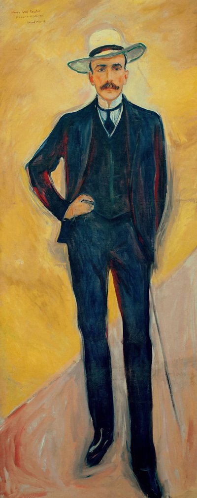 Portrait of Harry Graf Kessler by Edvard Munch