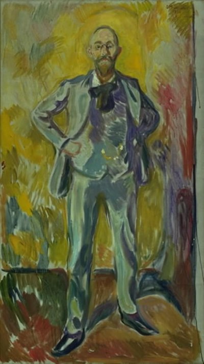 Portrait of Professor Daniel Jacobson by Edvard Munch