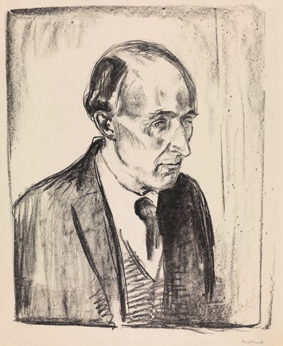 Portrait of the Composer Frederick Delius 1862-1934, 1920 by Edvard Munch