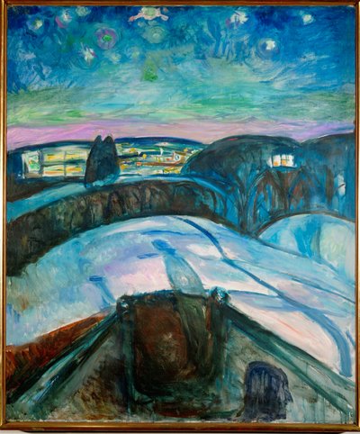 Starry Night by Edvard Munch