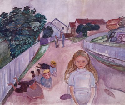 Sunny Day in Åsgårdstrand by Edvard Munch