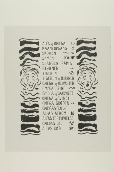 Table of Contents by Edvard Munch