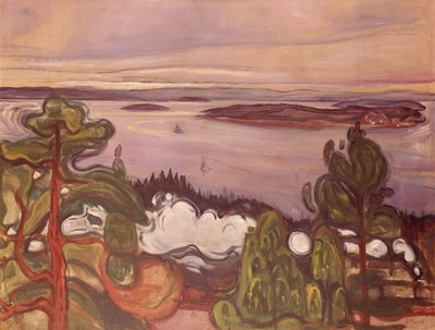 Train Smoke by Edvard Munch