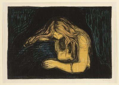 Vampire II by Edvard Munch