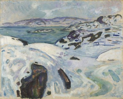 Winter on the Fjord by Edvard Munch
