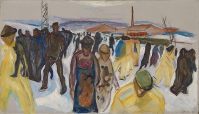 Workers Returning Home by Edvard Munch