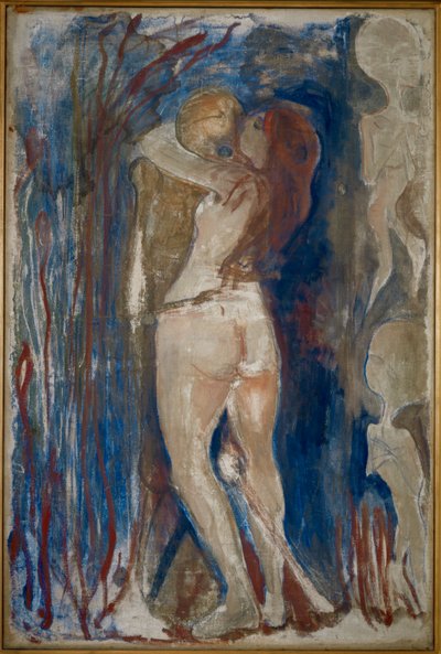Young Girl and Death by Edvard Munch