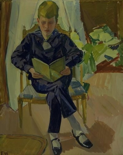 Portrait of Bent von Müllen as a Boy by Edvard Weie