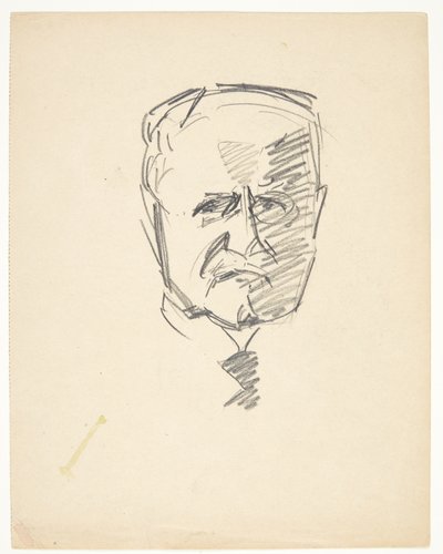 Study for Portrait of Dr. Carl Lorentzen (1860-1932) by Edvard Weie
