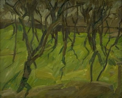 Trees on Christianshavns Rampart by Edvard Weie