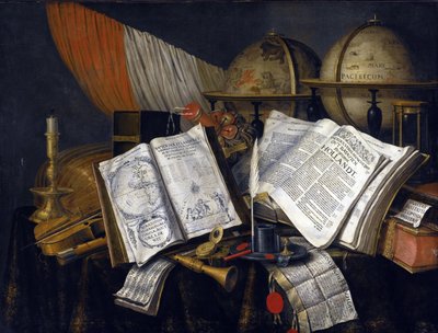 Vanitas Still Life by Edwaert Colyer or Collier