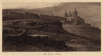 Citta Vecchia, Malta by Edward (after) Lear