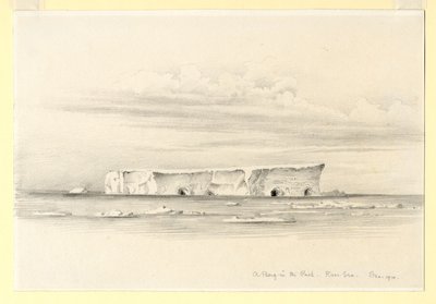 A Berg in the Pack, Ross Sea, 1910 by Edward Adrian Wilson