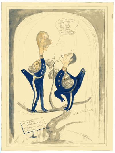 Harry Pennell and Dr. E.L.A. Atkinson, 1910-12 by Edward Adrian Wilson